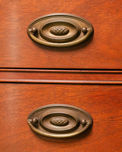 Antique Mahogany Federal Style Highboy Dresser