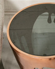 Load image into Gallery viewer, Volcano Drip Side Table in Copper
