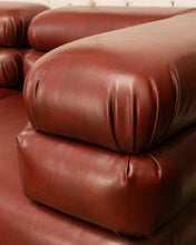 Load image into Gallery viewer, Elodie 4 Piece Modular Sectional in Brown Leather
