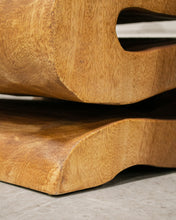 Load image into Gallery viewer, Solid Wood Snake Side Table
