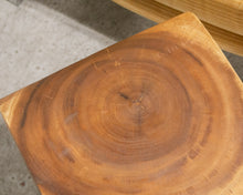 Load image into Gallery viewer, Solid Wood Snake Side Table
