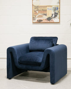 Skylark Navy Blue Chair