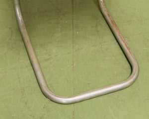 Retro Kelly Green Tubular Chrome Chair