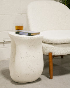 Organic Speckled Side Table