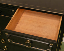 Load image into Gallery viewer, Original Black Chinoiserie Dresser by American of Martinsville
