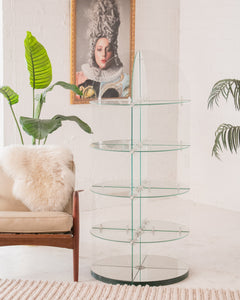 Lucite Round About Display Shelf