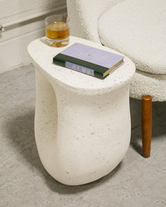 Organic Speckled Side Table