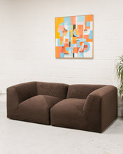 Load image into Gallery viewer, Gianna Loveseat in Chocolate Brown
