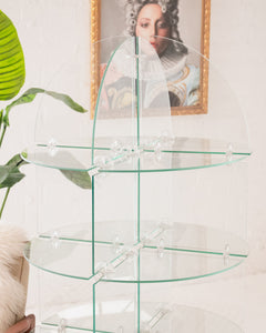 Lucite Round About Display Shelf