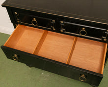 Load image into Gallery viewer, Original Black Chinoiserie Dresser by American of Martinsville
