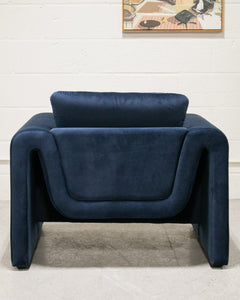 Skylark Navy Blue Chair