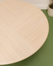 Load image into Gallery viewer, Faux Wood Round Fluted Dining Table
