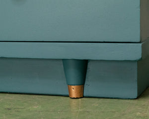 Dusty Blue Highboy Dresser