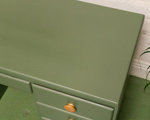 Load image into Gallery viewer, Army Green Deco Desk
