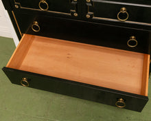 Load image into Gallery viewer, Original Black Chinoiserie Dresser by American of Martinsville
