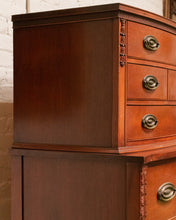 Load image into Gallery viewer, Antique Mahogany Federal Style Highboy Dresser
