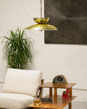 Load image into Gallery viewer, Brass Saucer Lamp
