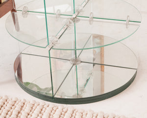 Lucite Round About Display Shelf