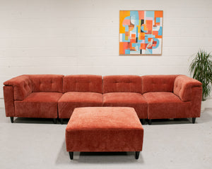 5 Piece Chelsea Sofa in Paprika