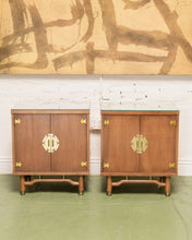 Load image into Gallery viewer, Pair of Vintage Hollywood Regency Nightstands
