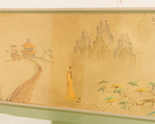 Load image into Gallery viewer, LaBarge Reverse Painted Chinoiserie Mirror
