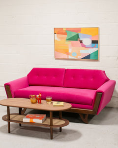 Desmond Fuchsia (Royale Berry) Sofa 72"