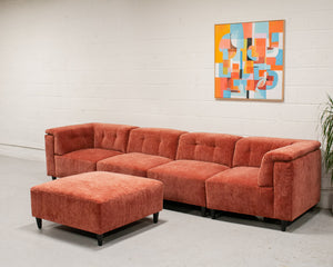 5 Piece Chelsea Sofa in Paprika