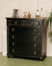 Load image into Gallery viewer, Original Black Chinoiserie Dresser by American of Martinsville
