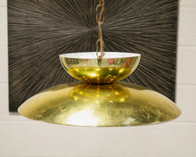 Load image into Gallery viewer, Brass Saucer Lamp
