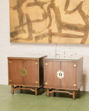 Load image into Gallery viewer, Pair of Vintage Hollywood Regency Nightstands
