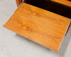 Teak Desk Combo Cabinet