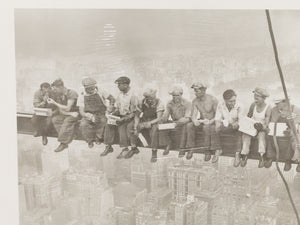 New York Construction Workers Poster