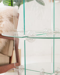 Lucite Round About Display Shelf