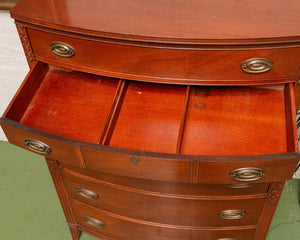 Antique Mahogany Federal Style Highboy Dresser