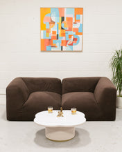 Load image into Gallery viewer, Gianna Loveseat in Chocolate Brown
