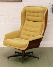 Load image into Gallery viewer, Vintage Green Lounge Chair &amp; Ottoman
