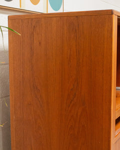 Teak Desk Combo Cabinet