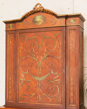 Load image into Gallery viewer, Vintage Edwardian Style Painted Cabinet
