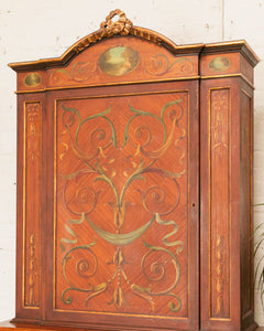 Vintage Edwardian Style Painted Cabinet