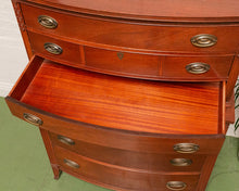 Load image into Gallery viewer, Antique Mahogany Federal Style Highboy Dresser
