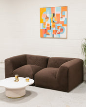 Load image into Gallery viewer, Gianna Loveseat in Chocolate Brown
