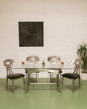 Load image into Gallery viewer, Industrial Post Modern Dining Set
