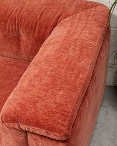 3 Piece Chelsea Sofa in Paprika (Ottoman)