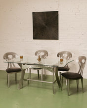 Load image into Gallery viewer, Industrial Post Modern Dining Set
