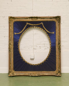 Blue Velvet Gold Frame by Scott Hove