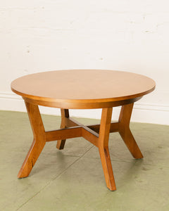 Wood Round Coffee Table