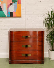 Load image into Gallery viewer, Art Deco 3 Drawer Chest of Drawers
