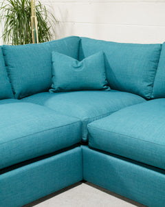 Michonne Sectional Sofa in Bennett Peacock