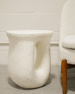 Organic Speckled Side Table