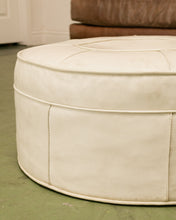 Load image into Gallery viewer, Large Mid-Century Modern Vinyl Foot Stool / Ottoman
